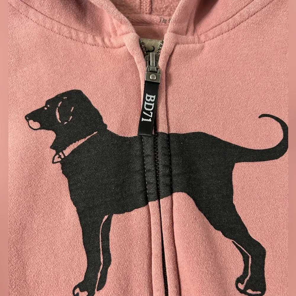 The Black Dog Girls Zip Up Hoodie - Picture 3 of 4